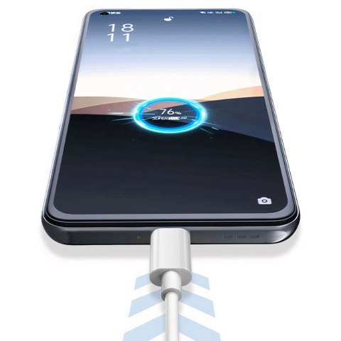 OPPO Kabel Oppo DL136 Supervooc Super Szybki USB do USB-C Type C 65W 1m przewód Biały OPPO Kabel Oppo DL136 Supervooc Super Szybki USB do USB-C Type C 65W 1m przewód Biały
