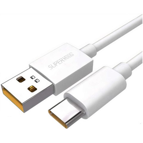 OPPO Kabel Oppo DL136 Supervooc Super Szybki USB do USB-C Type C 65W 1m przewód Biały OPPO Kabel Oppo DL136 Supervooc Super Szybki USB do USB-C Type C 65W 1m przewód Biały