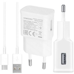 Samsung Oryginalna Ładowarka sieciowa Samsung EP-TA50EWE 7.75W + Kabel USB-C EP-DW700CWE 1.5m biały