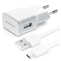 Samsung Oryginalna Ładowarka sieciowa Samsung EP-TA50EWE 7.75W + Kabel USB-C EP-DW700CWE 1.5m biały