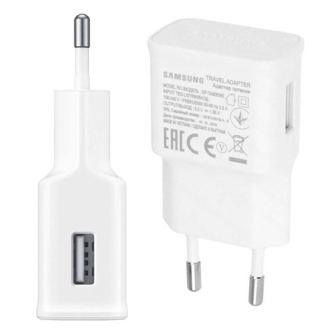 Samsung Oryginalna Ładowarka sieciowa Samsung EP-TA50EWE 7.75W + Kabel USB-C EP-DW700CWE 1.5m biały Samsung Oryginalna Ładowarka sieciowa Samsung EP-TA50EWE 7.75W + Kabel USB-C EP-DW700CWE 1.5m biały