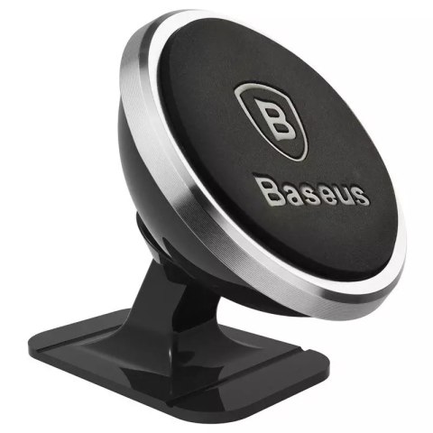 Baseus Magnetyczny uchwyt Baseus samochodowy do telefonu (srebrny) Baseus Magnetyczny uchwyt Baseus samochodowy do telefonu (srebrny)