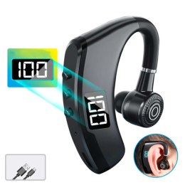 Defender Słuchawka bezprzewodowa do rozmów Bluetooth 4.0 zestaw słuchawkowy do samochodu auta z wyświetlaczem V8 Czarna