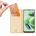 Dux Ducis Dux Ducis Skin Pro etui do Xiaomi Redmi Note 12 5G / Poco X5 5G pokrowiec z klapką portfel na kartę podstawka złote