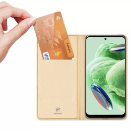 Dux Ducis Dux Ducis Skin Pro etui do Xiaomi Redmi Note 12 5G / Poco X5 5G pokrowiec z klapką portfel na kartę podstawka złote
