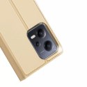 Dux Ducis Dux Ducis Skin Pro etui do Xiaomi Redmi Note 12 5G / Poco X5 5G pokrowiec z klapką portfel na kartę podstawka złote