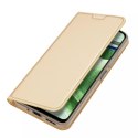 Dux Ducis Dux Ducis Skin Pro etui do Xiaomi Redmi Note 12 5G / Poco X5 5G pokrowiec z klapką portfel na kartę podstawka złote
