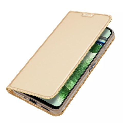 Dux Ducis Dux Ducis Skin Pro etui do Xiaomi Redmi Note 12 5G / Poco X5 5G pokrowiec z klapką portfel na kartę podstawka złote Dux Ducis Dux Ducis Skin Pro etui do Xiaomi Redmi Note 12 5G / Poco X5 5G pokrowiec z klapką portfel na kartę podstawka złote