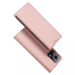 Dux Ducis Dux Ducis Skin Pro etui do Xiaomi Redmi Note 12 Pro / Poco X5 Pro 5G pokrowiec z klapką portfel na kartę podstawka różowe