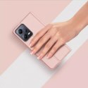 Dux Ducis Dux Ducis Skin Pro etui do Xiaomi Redmi Note 12 Pro / Poco X5 Pro 5G pokrowiec z klapką portfel na kartę podstawka różowe