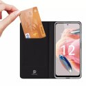 Dux Ducis Dux Ducis Skin Pro etui do Xiaomi Redmi Note 12 pokrowiec z klapką portfel na kartę podstawka czarne