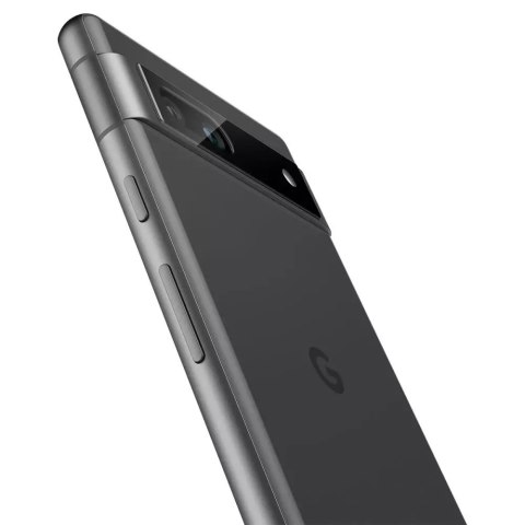 Spigen Szkło hartowane osłona aparatu Spigen Optik.TR "EZ FIT" Camera Protector 2-pack do Google Pixel 7A Black Spigen Szkło hartowane osłona aparatu Spigen Optik.TR "EZ FIT" Camera Protector 2-pack do Google Pixel 7A Black