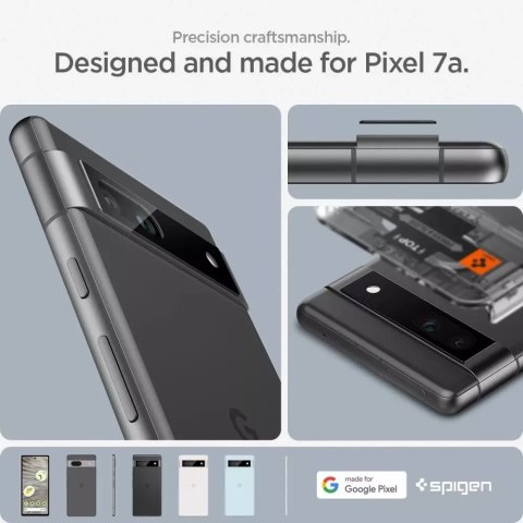 Spigen Szkło hartowane osłona aparatu Spigen Optik.TR "EZ FIT" Camera Protector 2-pack do Google Pixel 7A Black Spigen Szkło hartowane osłona aparatu Spigen Optik.TR "EZ FIT" Camera Protector 2-pack do Google Pixel 7A Black
