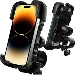 Wozinsky Uchwyt rowerowy Wozinsky mocny na telefon na kierownicę roweru, motocykla, hulajnogi WBHBK6 Czarny