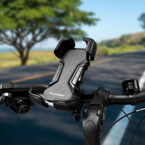 Wozinsky Uchwyt rowerowy Wozinsky mocny na telefon na kierownicę roweru, motocykla, hulajnogi WBHBK6 Czarny Wozinsky Uchwyt rowerowy Wozinsky mocny na telefon na kierownicę roweru, motocykla, hulajnogi WBHBK6 Czarny