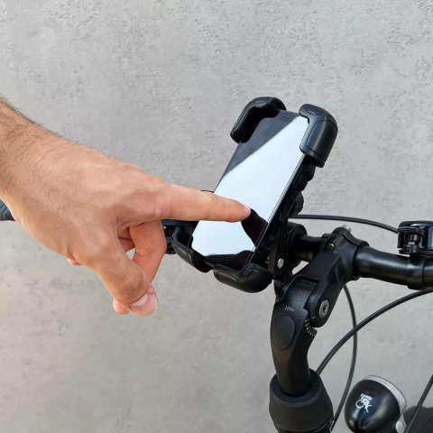 Wozinsky Uchwyt rowerowy Wozinsky mocny na telefon na kierownicę roweru, motocykla, hulajnogi WBHBK6 Czarny Wozinsky Uchwyt rowerowy Wozinsky mocny na telefon na kierownicę roweru, motocykla, hulajnogi WBHBK6 Czarny