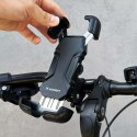 Wozinsky Uchwyt rowerowy Wozinsky mocny na telefon na kierownicę roweru, motocykla, hulajnogi WBHBK6 Czarny