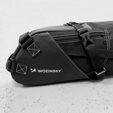 Wozinsky Wozinsky pojemna torba rowerowa pod siodełko torba podsiodłowa duża 12 l czarny (WBB9BK) Wozinsky Wozinsky pojemna torba rowerowa pod siodełko torba podsiodłowa duża 12 l czarny (WBB9BK)