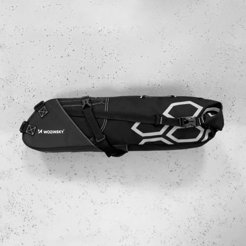 Wozinsky Wozinsky pojemna torba rowerowa pod siodełko torba podsiodłowa duża 12 l czarny (WBB9BK) Wozinsky Wozinsky pojemna torba rowerowa pod siodełko torba podsiodłowa duża 12 l czarny (WBB9BK)