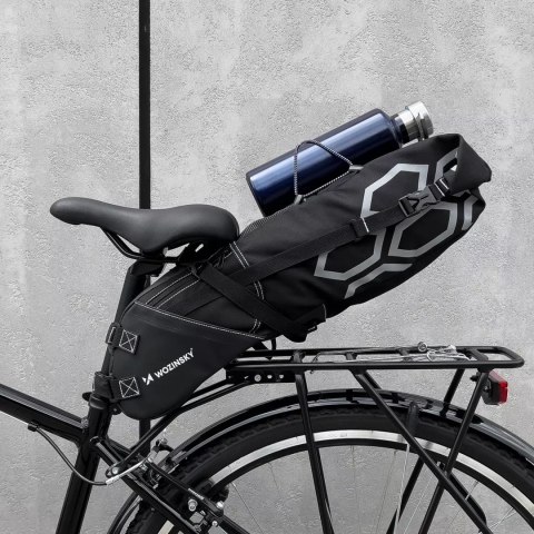Wozinsky Wozinsky pojemna torba rowerowa pod siodełko torba podsiodłowa duża 12 l czarny (WBB9BK) Wozinsky Wozinsky pojemna torba rowerowa pod siodełko torba podsiodłowa duża 12 l czarny (WBB9BK)