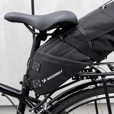 Wozinsky Wozinsky pojemna torba rowerowa pod siodełko torba podsiodłowa duża 12 l czarny (WBB9BK) Wozinsky Wozinsky pojemna torba rowerowa pod siodełko torba podsiodłowa duża 12 l czarny (WBB9BK)