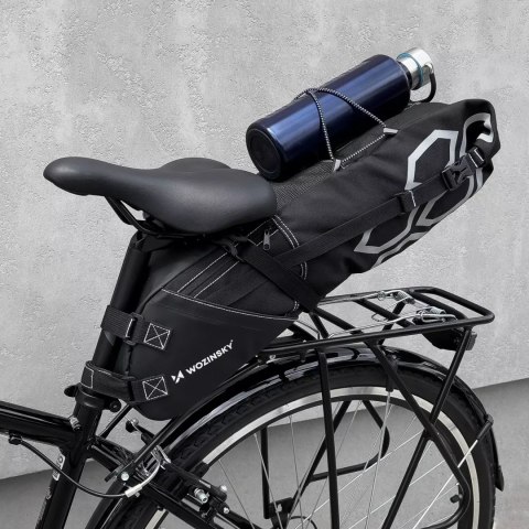 Wozinsky Wozinsky pojemna torba rowerowa pod siodełko torba podsiodłowa duża 12 l czarny (WBB9BK) Wozinsky Wozinsky pojemna torba rowerowa pod siodełko torba podsiodłowa duża 12 l czarny (WBB9BK)