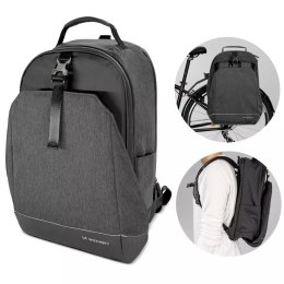 Wozinsky Wozinsky torba rowerowa na bagażnik plecak rowerowy ze stelażem 2w1 30l czarny (WBB33BK)