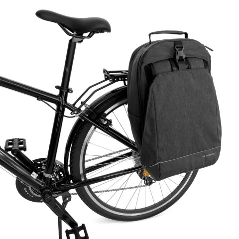 Wozinsky Wozinsky torba rowerowa na bagażnik plecak rowerowy ze stelażem 2w1 30l czarny (WBB33BK) Wozinsky Wozinsky torba rowerowa na bagażnik plecak rowerowy ze stelażem 2w1 30l czarny (WBB33BK)