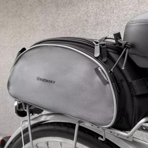 Wozinsky Wozinsky torba rowerowa na bagażnik z paskiem na ramię 13l czarna (WBB1BK) Wozinsky Wozinsky torba rowerowa na bagażnik z paskiem na ramię 13l czarna (WBB1BK)