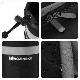 Wozinsky Wozinsky torba rowerowa na bagażnik z paskiem na ramię 6l czarny (WBB3BK)