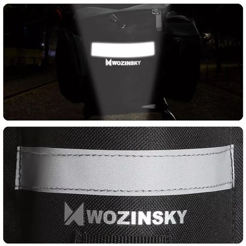 Wozinsky Wozinsky torba rowerowa na bagażnik z paskiem na ramię 6l czarny (WBB3BK) Wozinsky Wozinsky torba rowerowa na bagażnik z paskiem na ramię 6l czarny (WBB3BK)