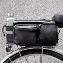 Wozinsky Wozinsky torba rowerowa na bagażnik z paskiem na ramię 6l czarny (WBB3BK)
