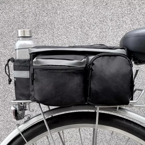 Wozinsky Wozinsky torba rowerowa na bagażnik z paskiem na ramię 6l czarny (WBB3BK) Wozinsky Wozinsky torba rowerowa na bagażnik z paskiem na ramię 6l czarny (WBB3BK)