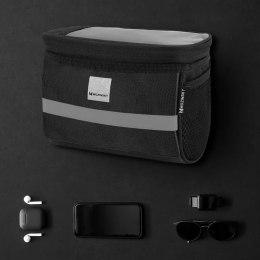 Wozinsky Wozinsky torba rowerowa na kierownicę z etui na telefon 2 l czarny (WBB12BK)