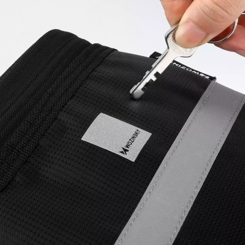 Wozinsky Wozinsky torba rowerowa na kierownicę z etui na telefon 2 l czarny (WBB12BK) Wozinsky Wozinsky torba rowerowa na kierownicę z etui na telefon 2 l czarny (WBB12BK)