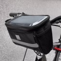 Wozinsky Wozinsky torba rowerowa na kierownicę z etui na telefon 2 l czarny (WBB12BK)