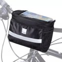 Wozinsky Wozinsky torba rowerowa na kierownicę z etui na telefon 2 l czarny (WBB12BK)