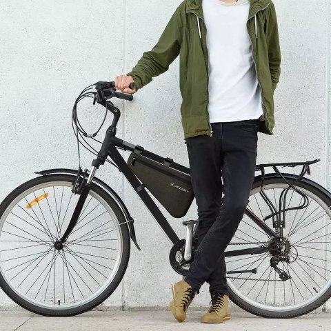 Wozinsky Wozinsky torba rowerowa na ramę roweru 5 l szara (WBB15BK) Wozinsky Wozinsky torba rowerowa na ramę roweru 5 l szara (WBB15BK)