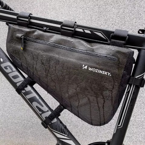 Wozinsky Wozinsky torba rowerowa na ramę roweru 5 l szara (WBB15BK) Wozinsky Wozinsky torba rowerowa na ramę roweru 5 l szara (WBB15BK)