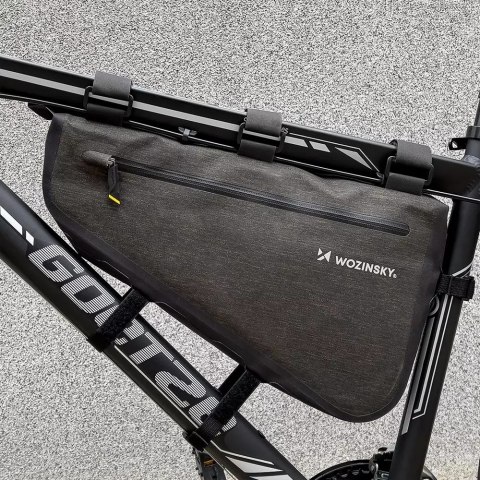 Wozinsky Wozinsky torba rowerowa na ramę roweru 5 l szara (WBB15BK) Wozinsky Wozinsky torba rowerowa na ramę roweru 5 l szara (WBB15BK)