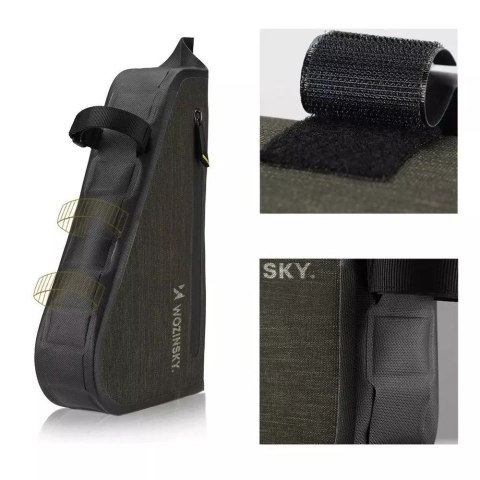 Wozinsky Wozinsky torba rowerowa na ramę roweru 5 l szara (WBB15BK) Wozinsky Wozinsky torba rowerowa na ramę roweru 5 l szara (WBB15BK)