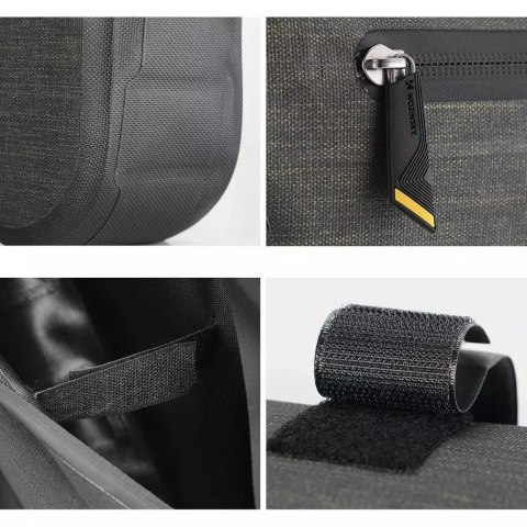 Wozinsky Wozinsky torba rowerowa na ramę roweru 5 l szara (WBB15BK) Wozinsky Wozinsky torba rowerowa na ramę roweru 5 l szara (WBB15BK)