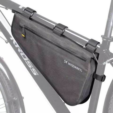 Wozinsky Wozinsky torba rowerowa na ramę roweru 5 l szara (WBB15BK) Wozinsky Wozinsky torba rowerowa na ramę roweru 5 l szara (WBB15BK)