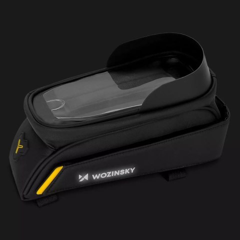 Wozinsky Wozinsky torba rowerowa na ramę z etui na telefon 1l czarny (WBB25BK) Wozinsky Wozinsky torba rowerowa na ramę z etui na telefon 1l czarny (WBB25BK)