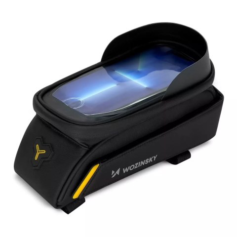 Wozinsky Wozinsky torba rowerowa na ramę z etui na telefon 1l czarny (WBB25BK) Wozinsky Wozinsky torba rowerowa na ramę z etui na telefon 1l czarny (WBB25BK)