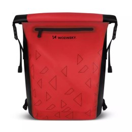 Wozinsky Wozinsky wodoodporny plecak na bagażnik rowerowy torba rowerowa 2w1 23l czerwony (WBB31RE)