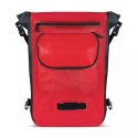 Wozinsky Wozinsky wodoodporny plecak na bagażnik rowerowy torba rowerowa 2w1 23l czerwony (WBB31RE)