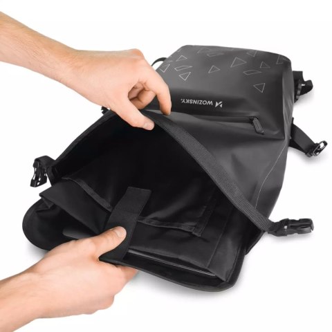 Wozinsky Wozinsky wodoodporny plecak na bagażnik rowerowy torba rowerowa 2w1 23l czerwony (WBB31RE) Wozinsky Wozinsky wodoodporny plecak na bagażnik rowerowy torba rowerowa 2w1 23l czerwony (WBB31RE)