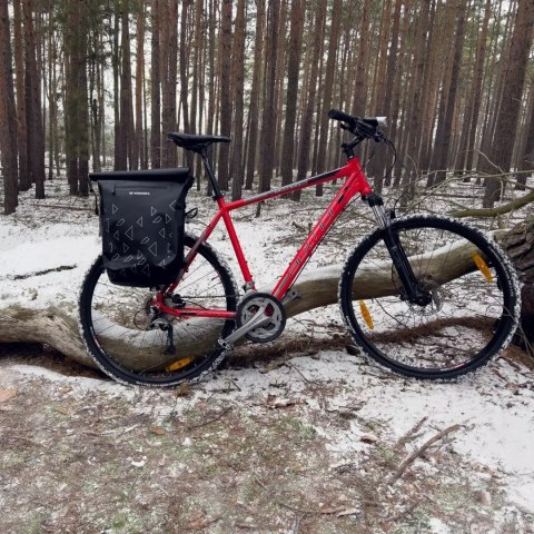 Wozinsky Wozinsky wodoodporny plecak na bagażnik rowerowy torba rowerowa 2w1 23l czerwony (WBB31RE) Wozinsky Wozinsky wodoodporny plecak na bagażnik rowerowy torba rowerowa 2w1 23l czerwony (WBB31RE)