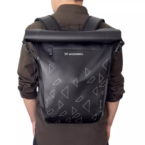 Wozinsky Wozinsky wodoodporny plecak na bagażnik rowerowy torba rowerowa 2w1 23l czerwony (WBB31RE) Wozinsky Wozinsky wodoodporny plecak na bagażnik rowerowy torba rowerowa 2w1 23l czerwony (WBB31RE)